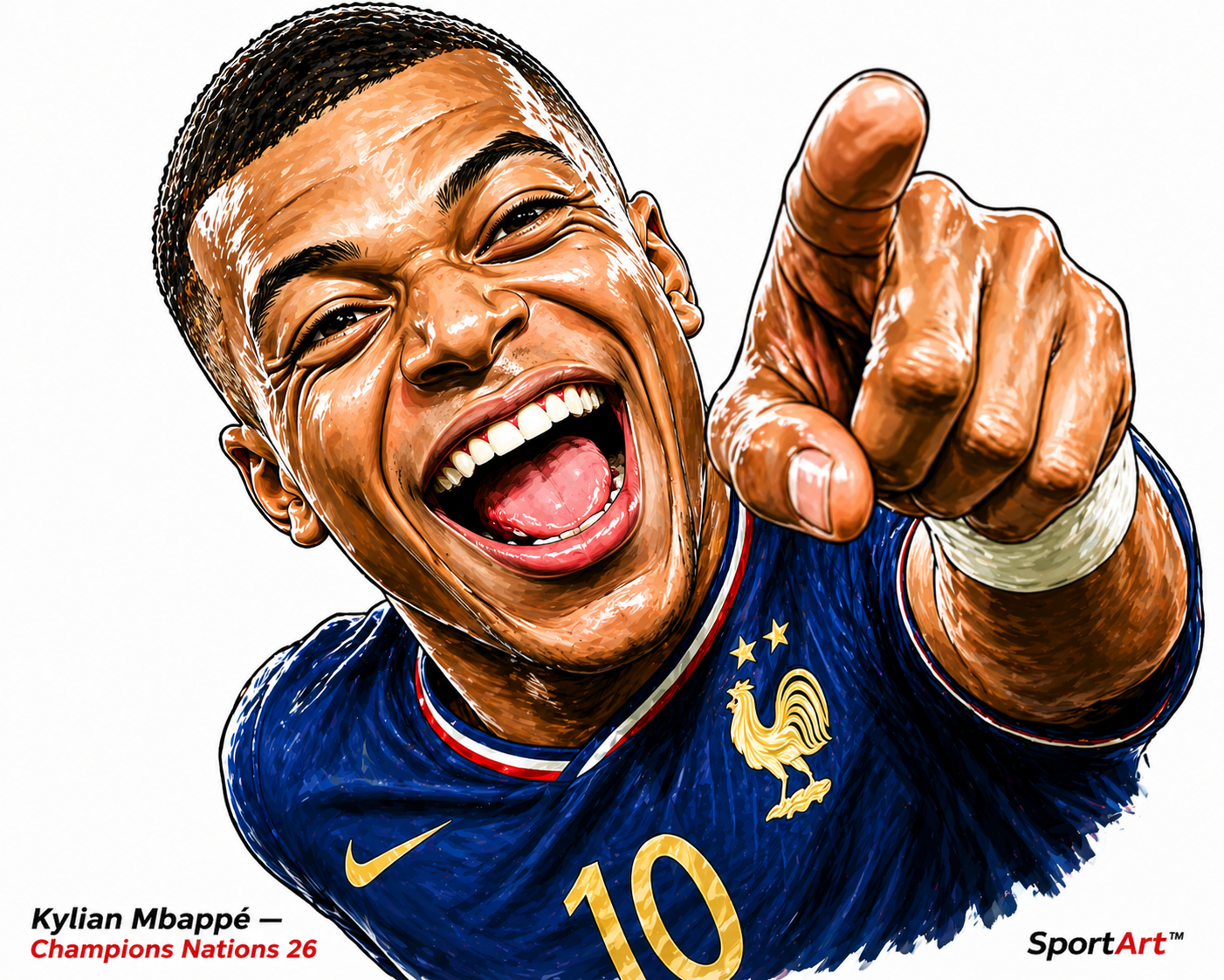 Portrait — Champions Nations 26 — Kylian Mbappé