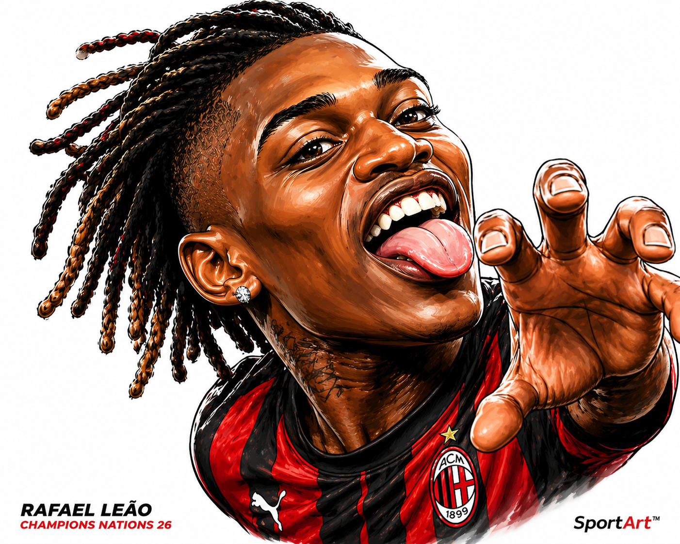 Portrait — Champions Nations 26 — Rafael Leão