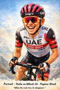 Portrait — Italia on Wheels 26 — Pogačar Attack